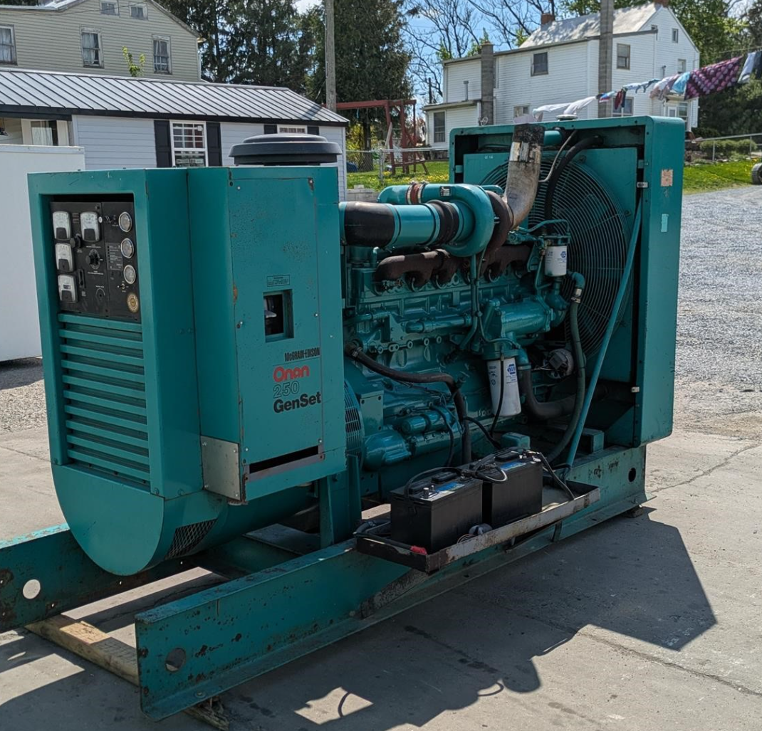 Cummins Diesel Generator Big-Cam NTA855-G 250kW 4623Hrs TESTED