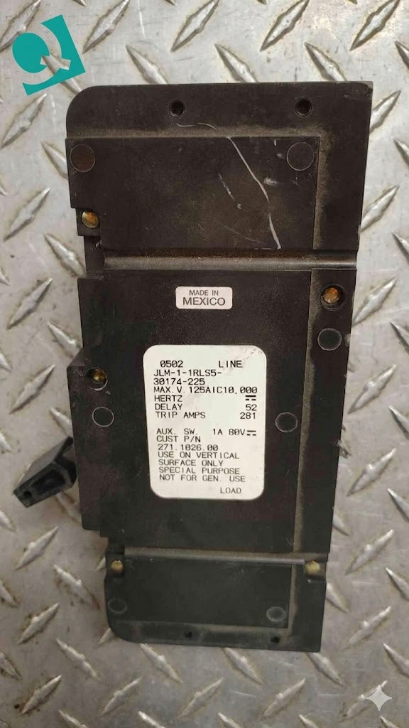 Airpax 225 Amp 1 Pole Circuit Breaker (109361)