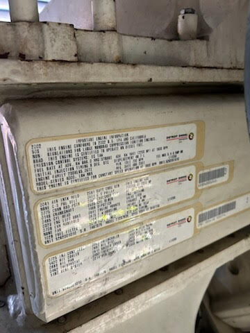 1500KW 1.5 Megawatt MTU AC Diesel Generator 480V 3ph 541hours