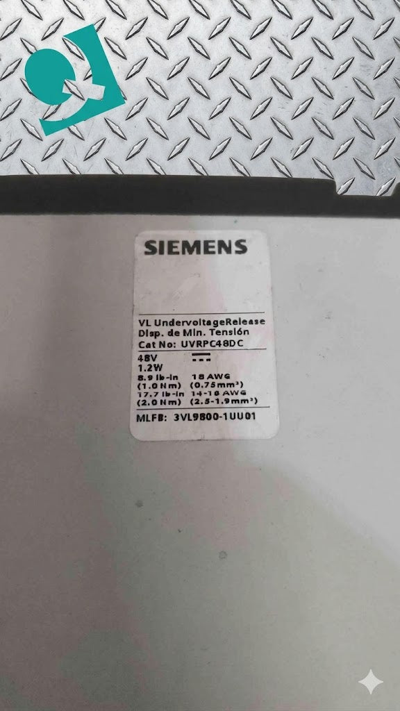 Siemens 1200A 600V 3 Pole Breaker LNX3N120MA4UCX5 (SKU: 112382)