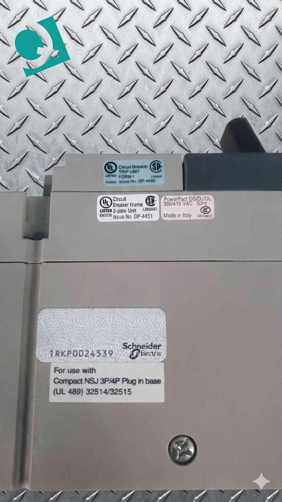 Square D PowerPact DJF36600E20SO 600A 3 Pole 600V Breaker STR 23 SP 600 Amp DJ 65k (SKU: 113387)