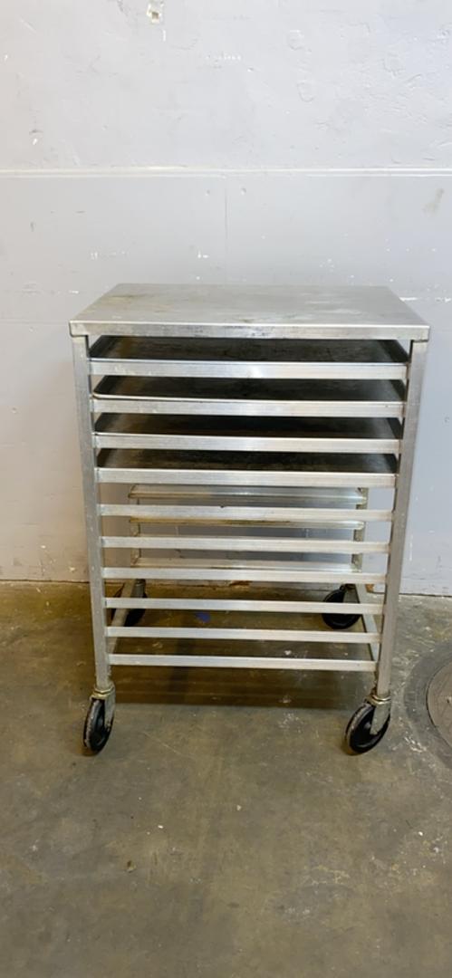 Rolling 10 Shelf Cafeteria Cart(S6LLST5838)