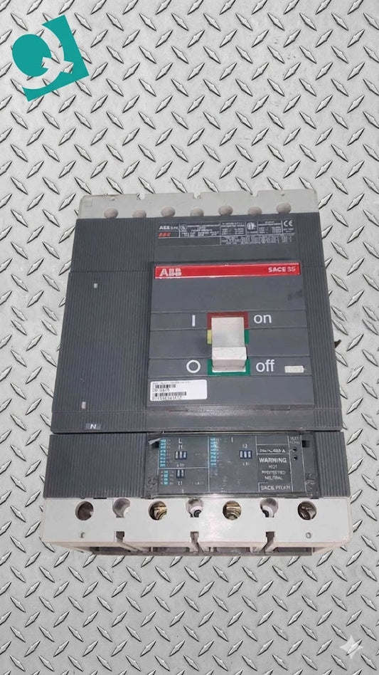 ABB SACE S5N 400A Circuit Breaker 4 Pole 600V PR211 Electronic Trip Unit MCCB (SKU: 113647)