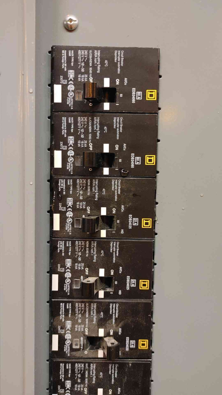 Square D Panelboard 120V / 208Y 600A 700A NF Paneloard Loaded NEW 14 Breakers