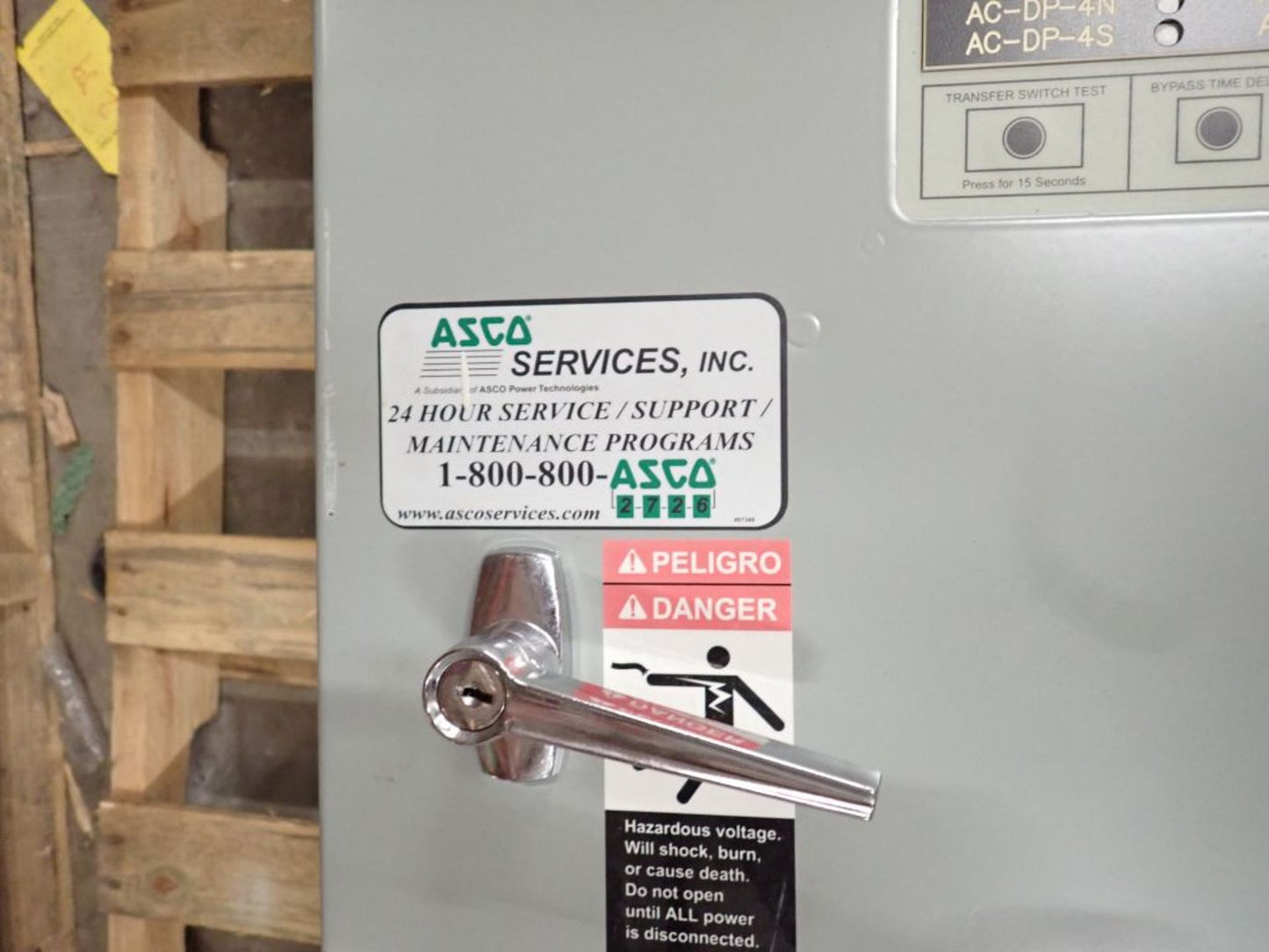 ASCO 400A ATS Automatic Transfer Switch Cat E0030030400N10C 480V 300 Series