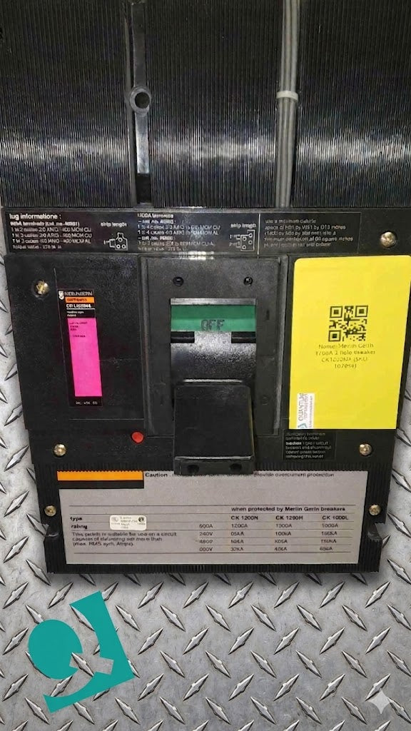 Merlin Gerin 1200A 3 Pole Breaker CK1200NA (SKU: 107856)