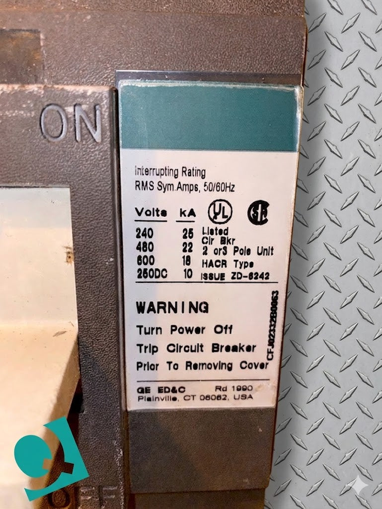 125A GE TFJ236125WL 3 Pole Circuit Breaker(S6LLST1413)