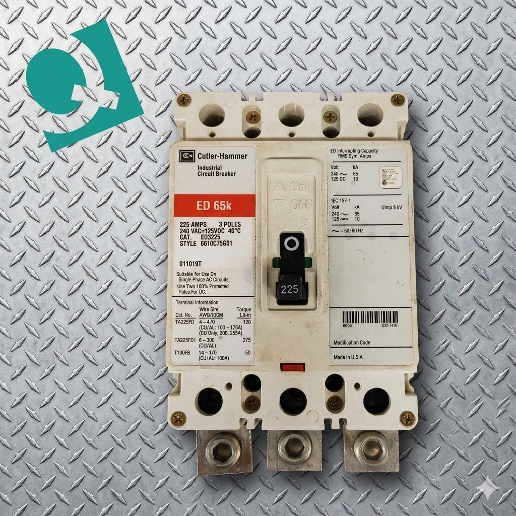 ED3225 Cutler Hammer ED 65k 225A (2631AA)(2631AA)