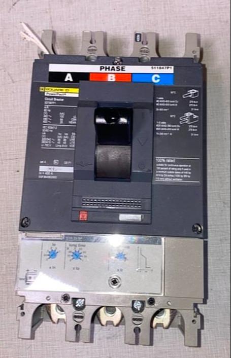 PowerPact Square D 400A Breaker 527397P1 DGF36400E20SO(S6LLST4414)