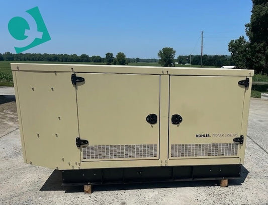 40KW Kohler Nat Gas LP Generator 1PH 120/240 1083hrs '12 TESTED