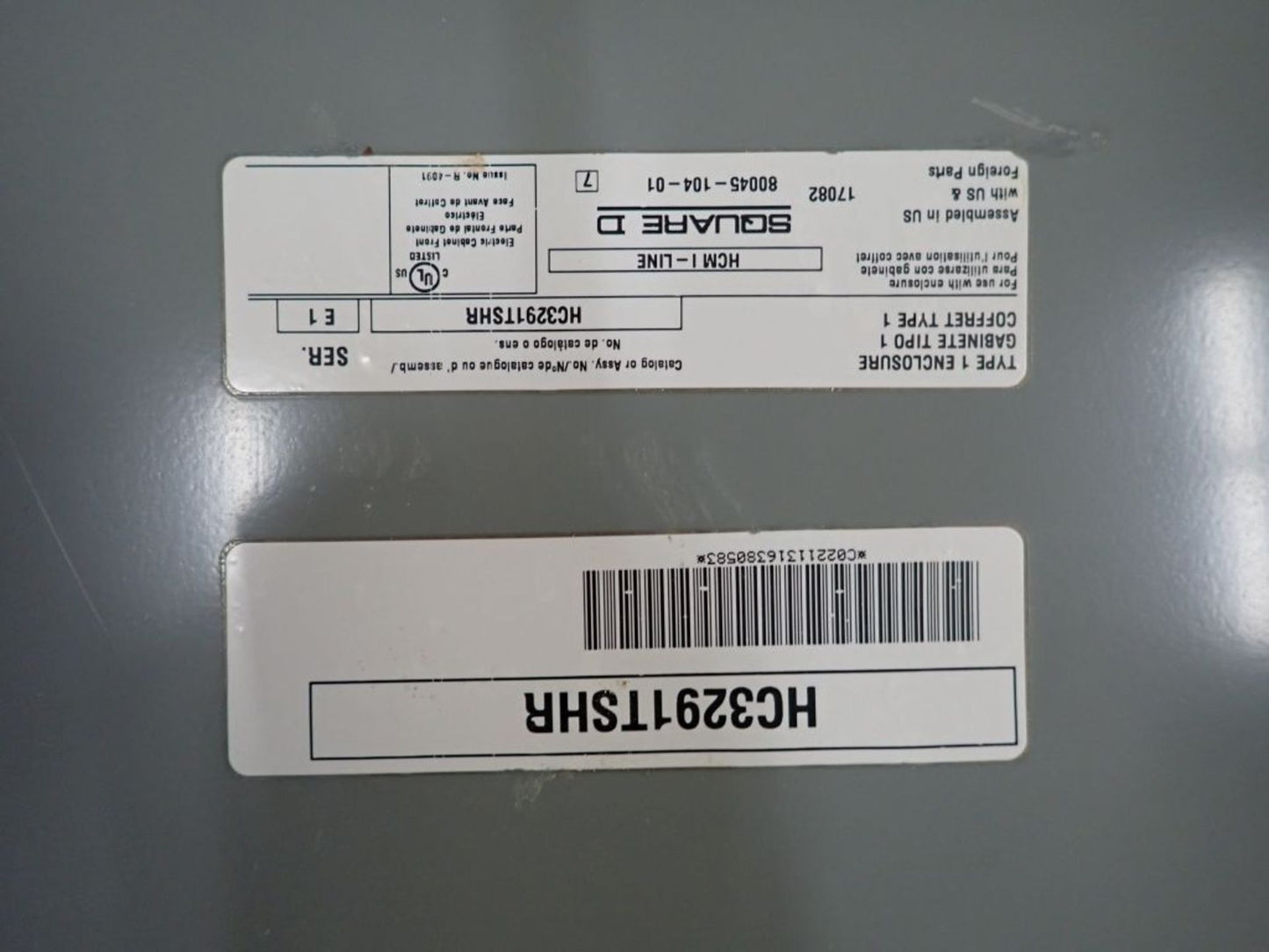 500A Square D I-Line Panelboard 208Y/120V w/ Main, Circuit Breakers, & Kirk Keys