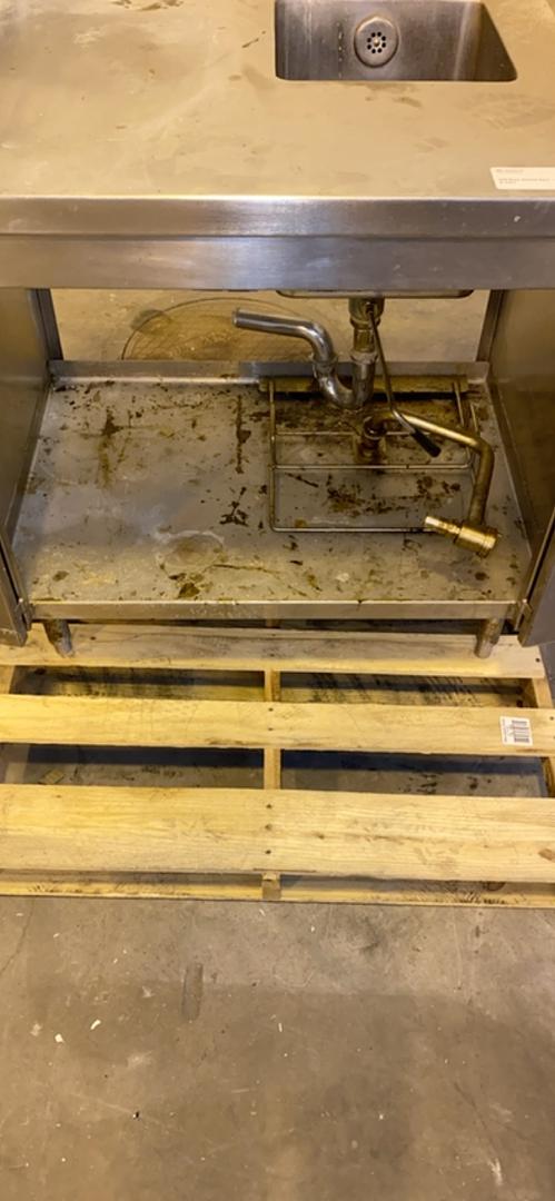 36" Stainless Steel Sink with Casework(S6LLST3429)
