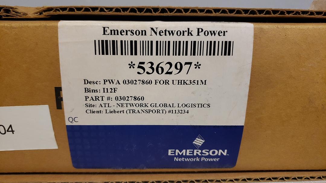 Emerson PWA 03027860 FOR UHK351M(S6LLST11232)