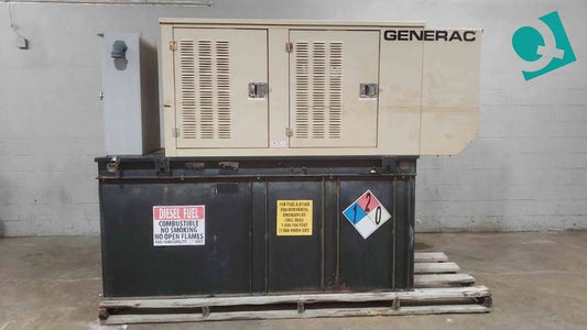 20KW GENERAC John Deere 4024T 1PH Diesel 316Hrs TESTED (SKU: 112844)