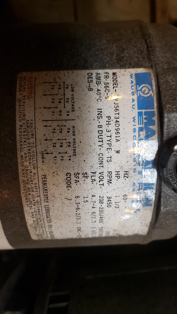 1-1/2HP Marathon Ingersoll Pump Package SMP2000(S6LLST8444)