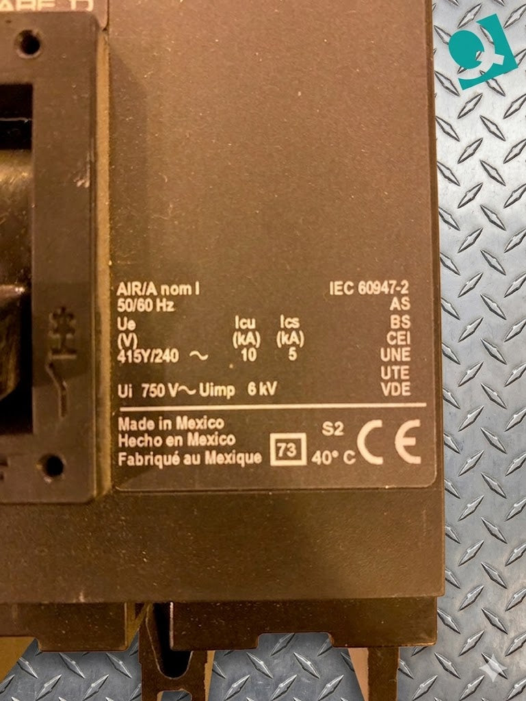 QD225 Circuit Breaker Square D 523372P7 225A(S6LLST1721)