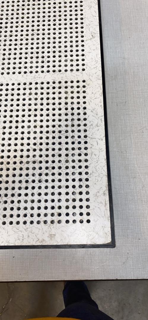 2"x2" Perforated Raised Access Floor Tiles Gray Starlight HPL(S6LLST5327)