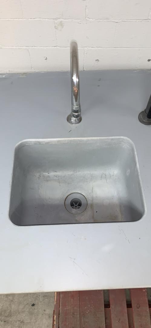69"x30" Lab Casework w/ Sink Faucet & Eyewash Hamilton(S6LLST1666)