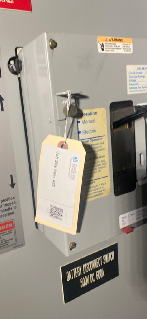 600a CutlerHammer Battery Disconnect (S6LLST3271)