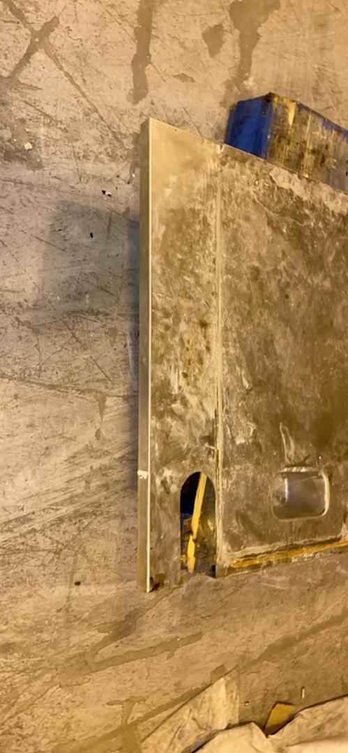 Stainless Steel Fumehood Counter Top 70"x30" w/ 2 Sink Cups (S6LLST3717)