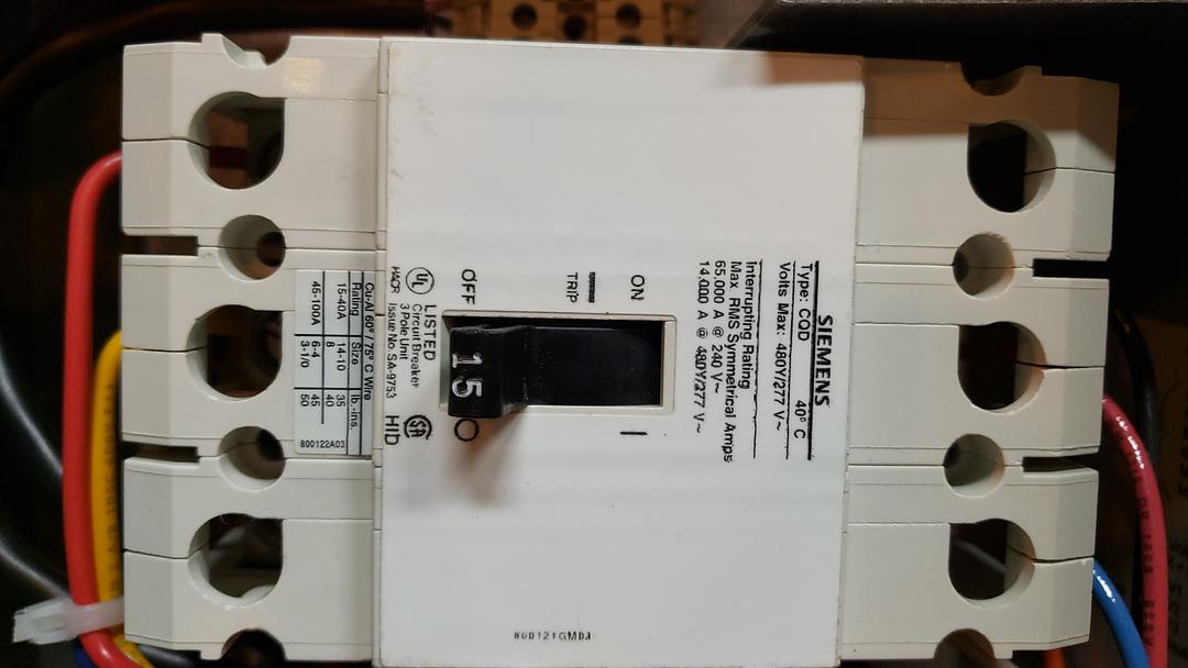 SIEMENS Enclosed 15W Meter Breaker SBMU-4CB-11(S6LLST12191)