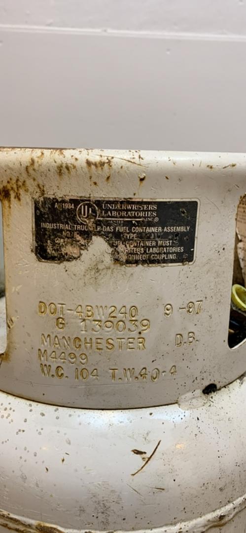 12"x34" Manchester Small Propane Storage Tank(S6LLST8756)