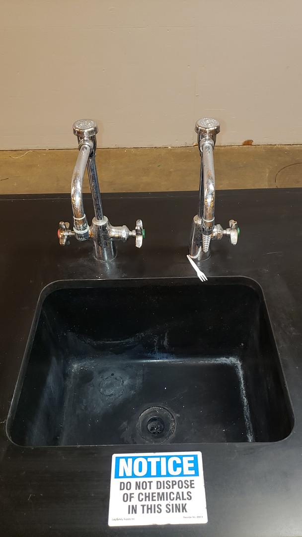 64" Hamilton Black Epoxy Sink Bundle(S6LLST7591)
