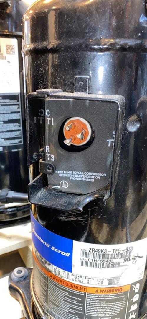 Copeland Scroll Compressor Digital ZR49K3TF5930(S6LLST4693)