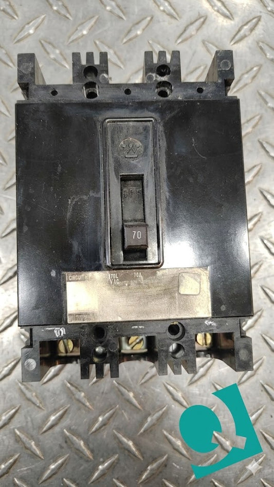 Westinghouse Motor Circuit Breaker Protector 70A 3POLES 600V (SKU: 110240)