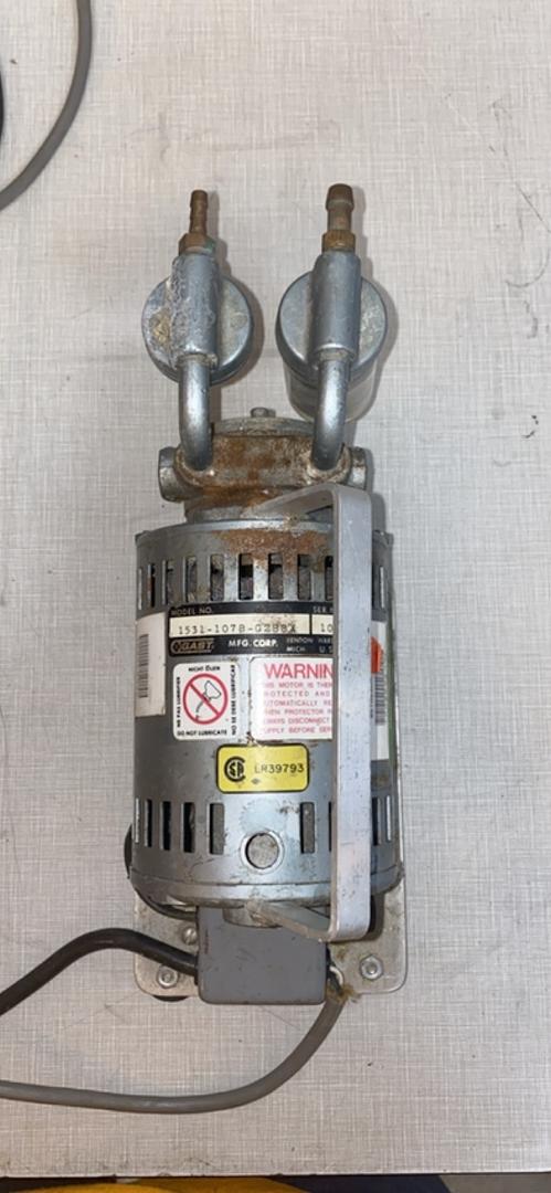 Gast 1531-107B-G288X Rotary Vane Vacuum Pump(S6LLST6036)