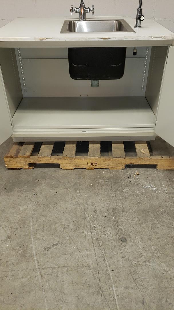 42" Jameston White Epoxy Sink Bundle(S6LLST7313)