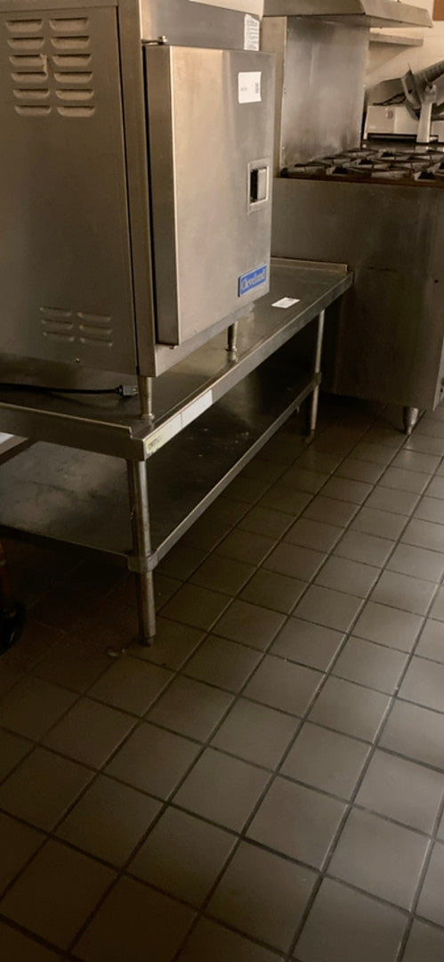 60x30x26" Stainless Steel Kitchen Cafeteria Prep Bench w Backsplash(S6LLST2243)