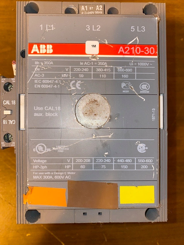 NOFUEL AC Contactor ABB 350A A210 A210-30(S6LLST1530)