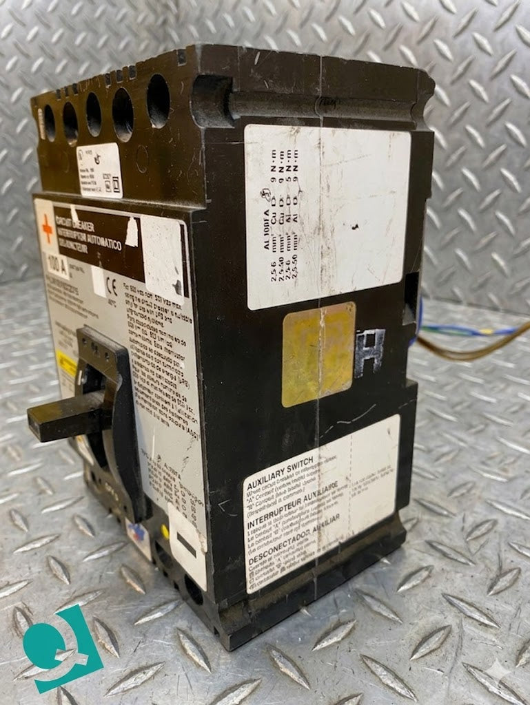 100A Square D FHL3610016DC2315 3 Pole DC Circuit Breaker(S6LLST1392)