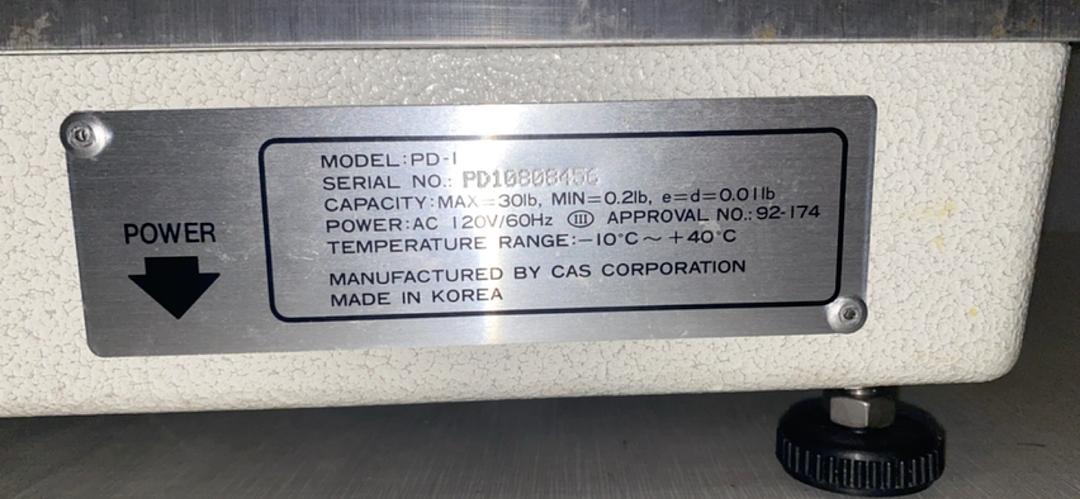 CAS Cafeteria Scale PD-1(S6LLST5910)
