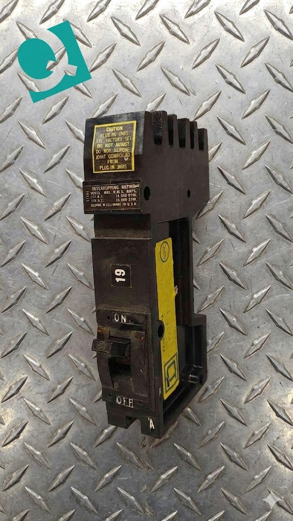 Lot of 62 Square D 20A 1 Pole Circuit Breaker 277VAC LD-672(104839)