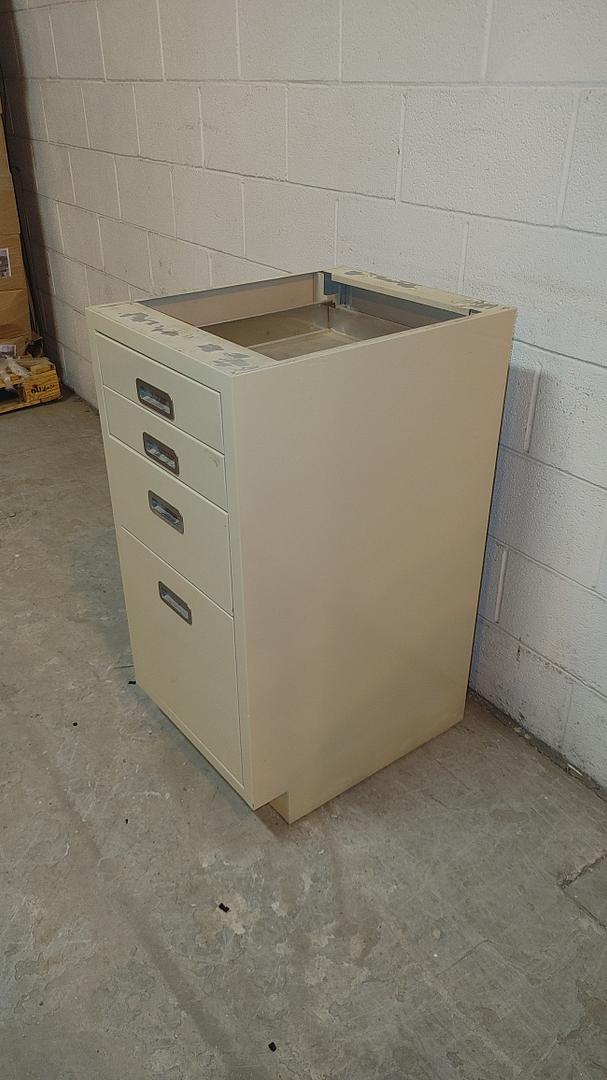 18" 4 Drawer Recessed Casework S6LLST11922(S6LLST11922)