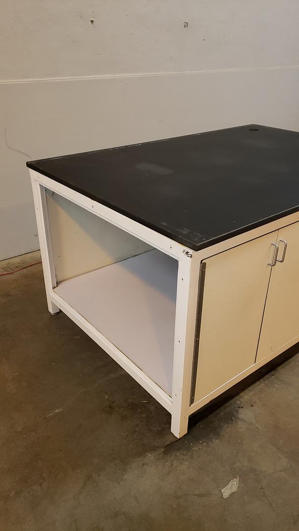 6' Jamestown Fumehood Base Storage Cabinets & Counter Top(S6LLST10716)
