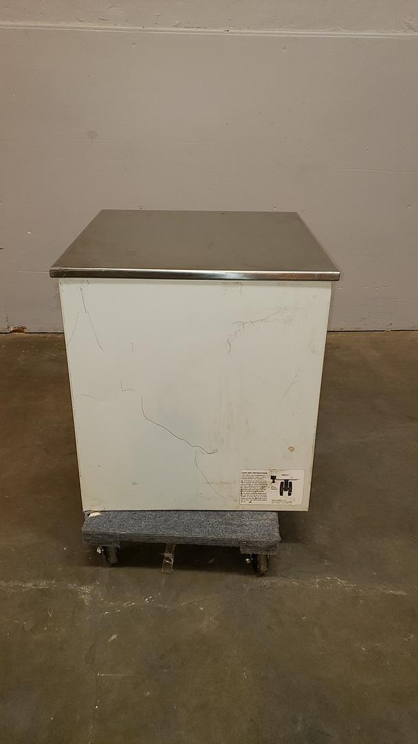 24" Fisher Hamilton 2 Drawer Rolling Casework W/ Stainless Top(S6LLST10033)