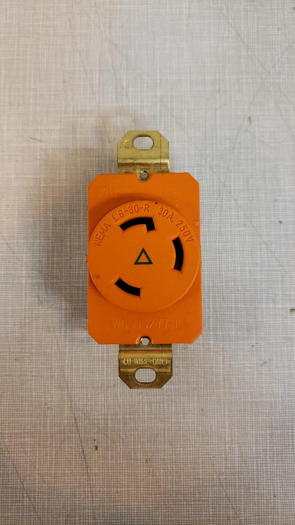 Lot of 20 NEMA L6-30R 30A 250V L6 30C Female Twist Lock 3 Wire Power Locking Receptacle(S6LLST10676)