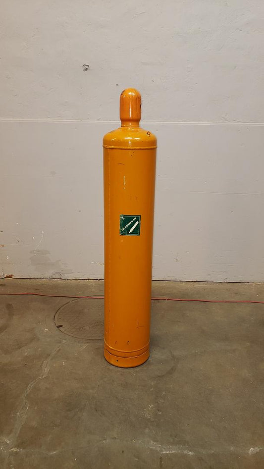 Metal Gas Cylinder Storage Tank Orange 10x10x56(S6LLST11275)