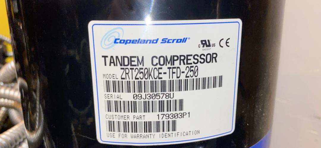 Copeland Scroll Compressor ZRT250KCETFD250(S6LLST4691)