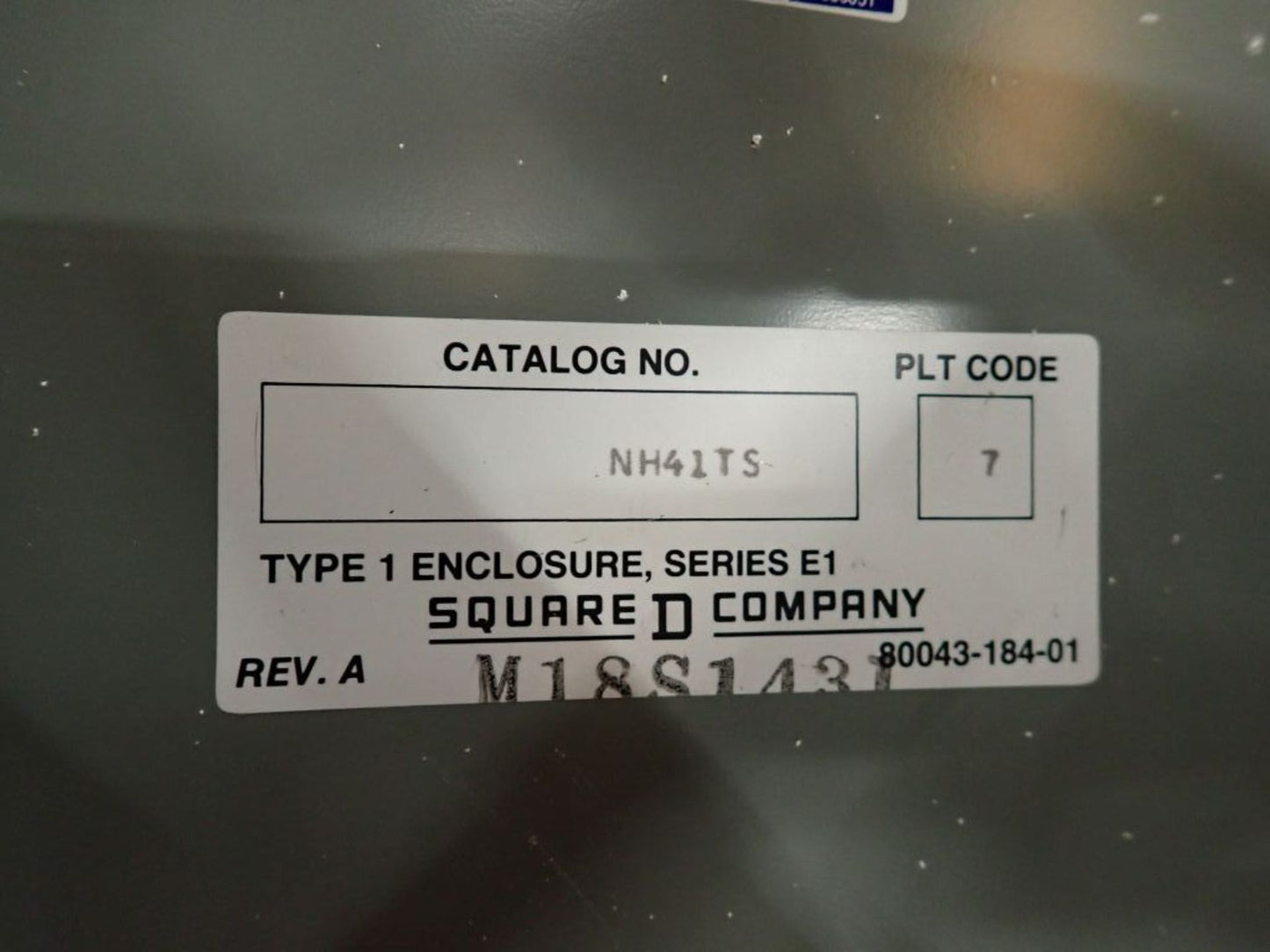 Square D 225A NEHB NHEB-3570-508 Panelboard 480Y/277, 240V, 3PH w/ Circuit Breakers