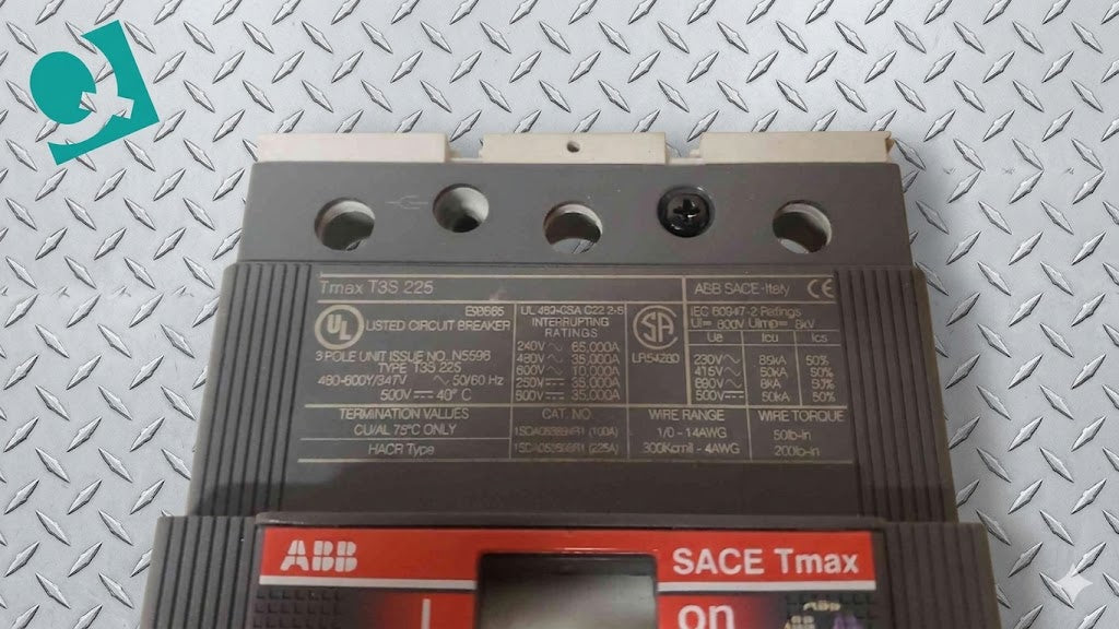 Abb 200A SACE Tmax Circuit Breaker (SKU: 107254)