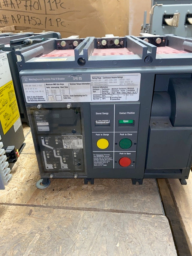 WESTINGHOUSE SPB 65 1200A PowR Breaker Digitrip RMS(S6LLST1569)