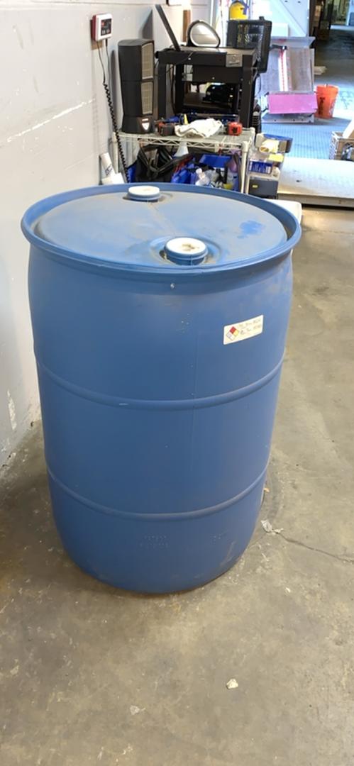 50 Gal Plastic Liquid Storage Drum Container w/ Lid(S6LLST6415)