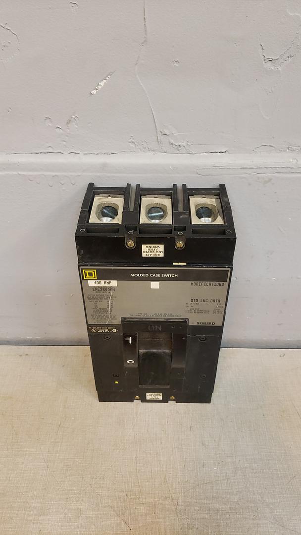 Square D 400A LAL36000M Series 4 Circuit Breaker(S6LLST9036)
