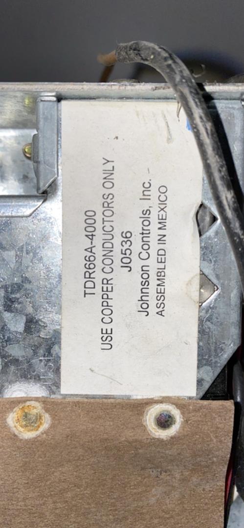 Johnson Controls J0536 Electronic Fan Speed Control P66(S6LLST4854)