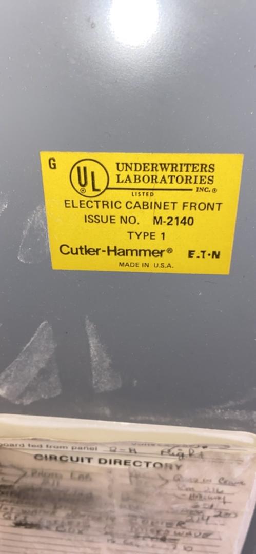 CutlerHammer Type PB Panel Box(S6LLST3823)