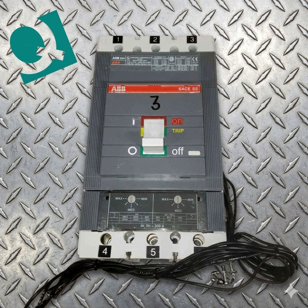 ABB SACE S5N 300A 600VAC 600VDC 3 Pole Breaker (SKU: 108415)